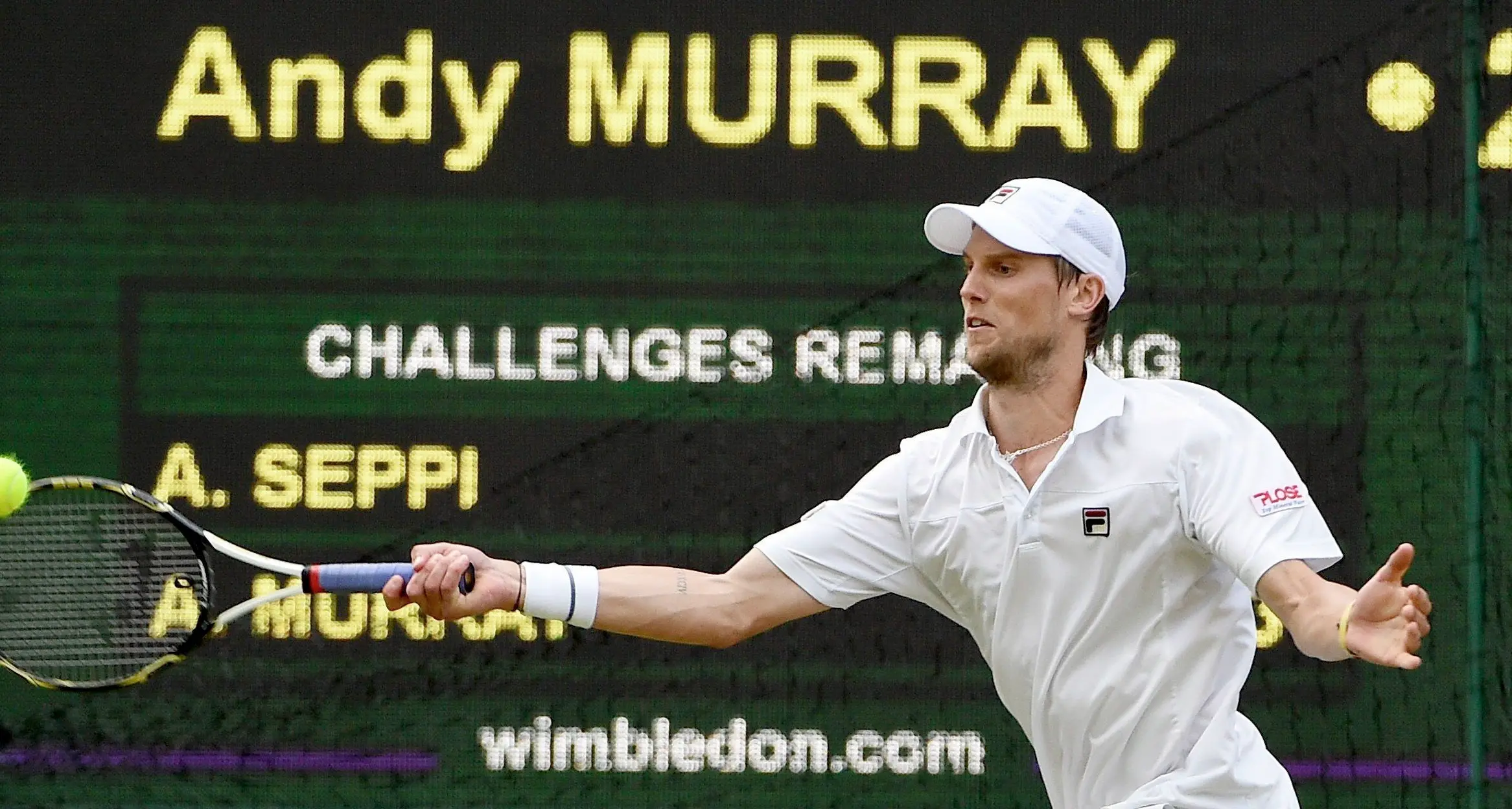 Gli azzurri Seppi e Giorgi escono di scena a Wimbledon Troppo forti lo scozzese Murray e la danese Wozniacki