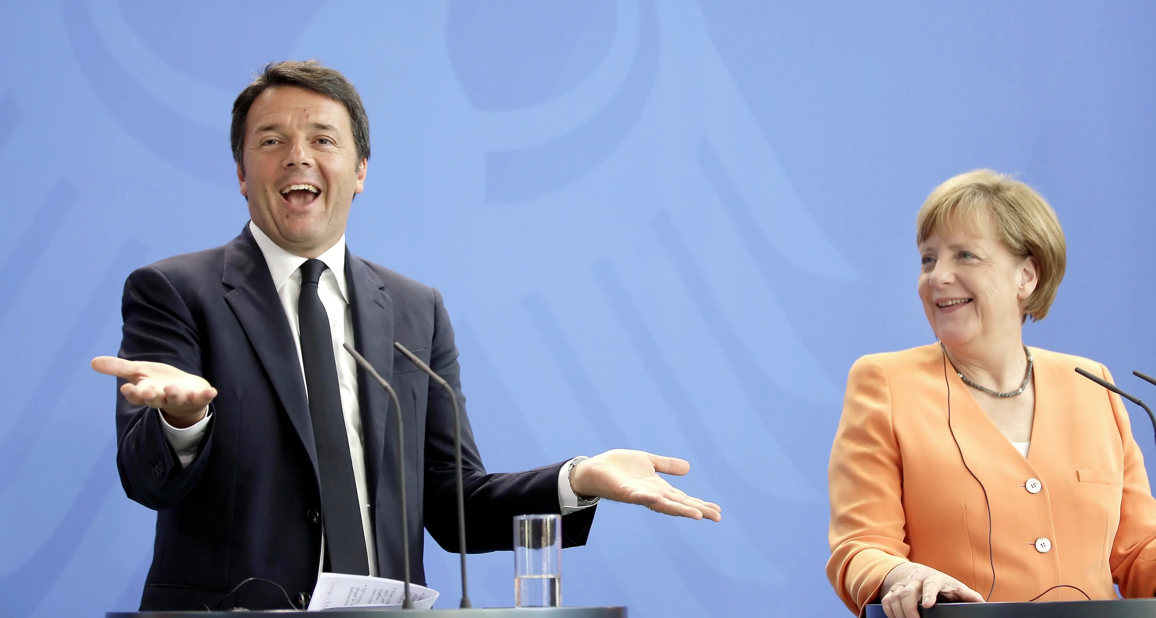 Grecia, Renzi con Merkel «Un errore il referendum»
