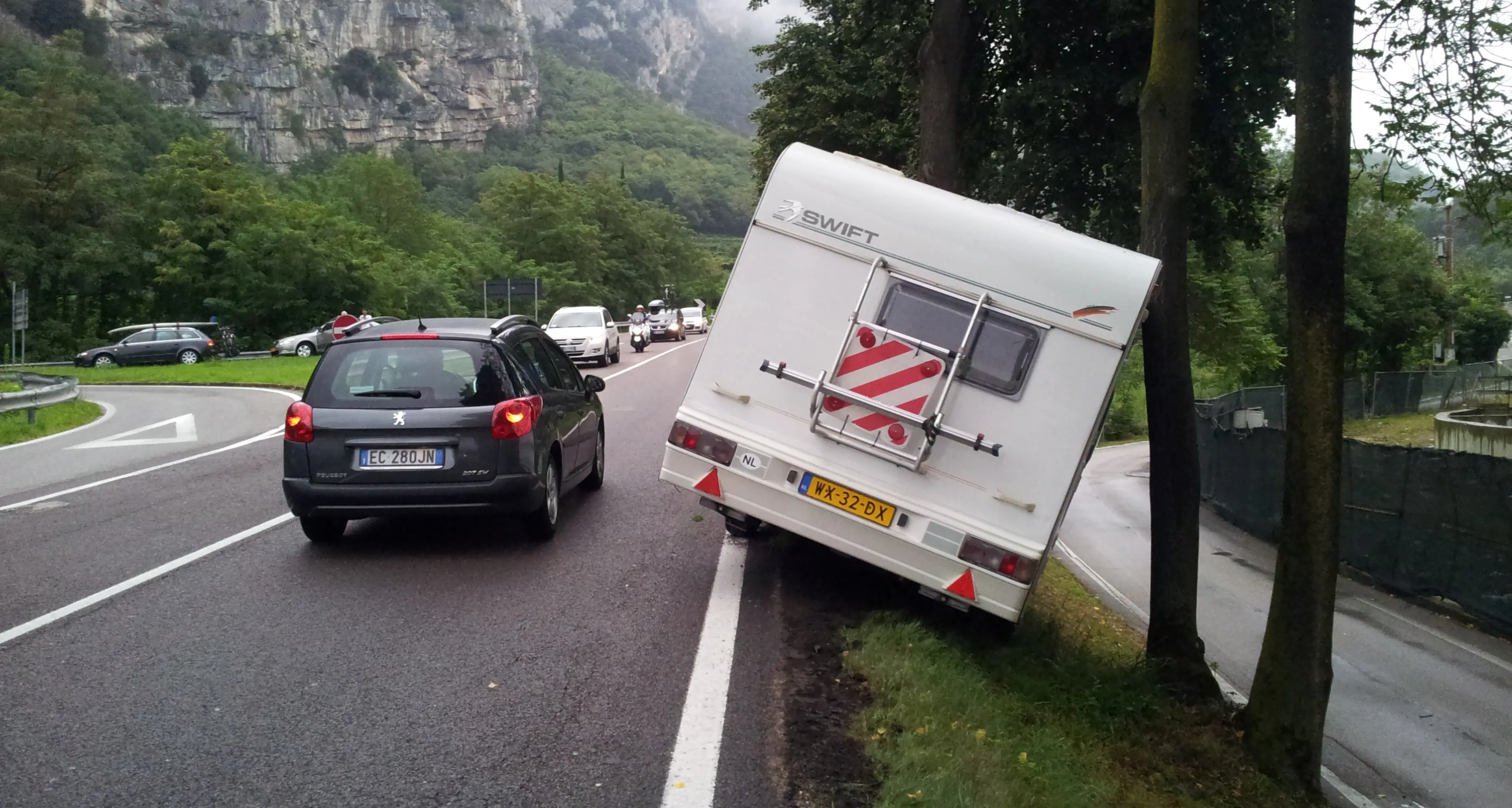 Altra mattina da dimenticare sulle strade del Basso Sarca