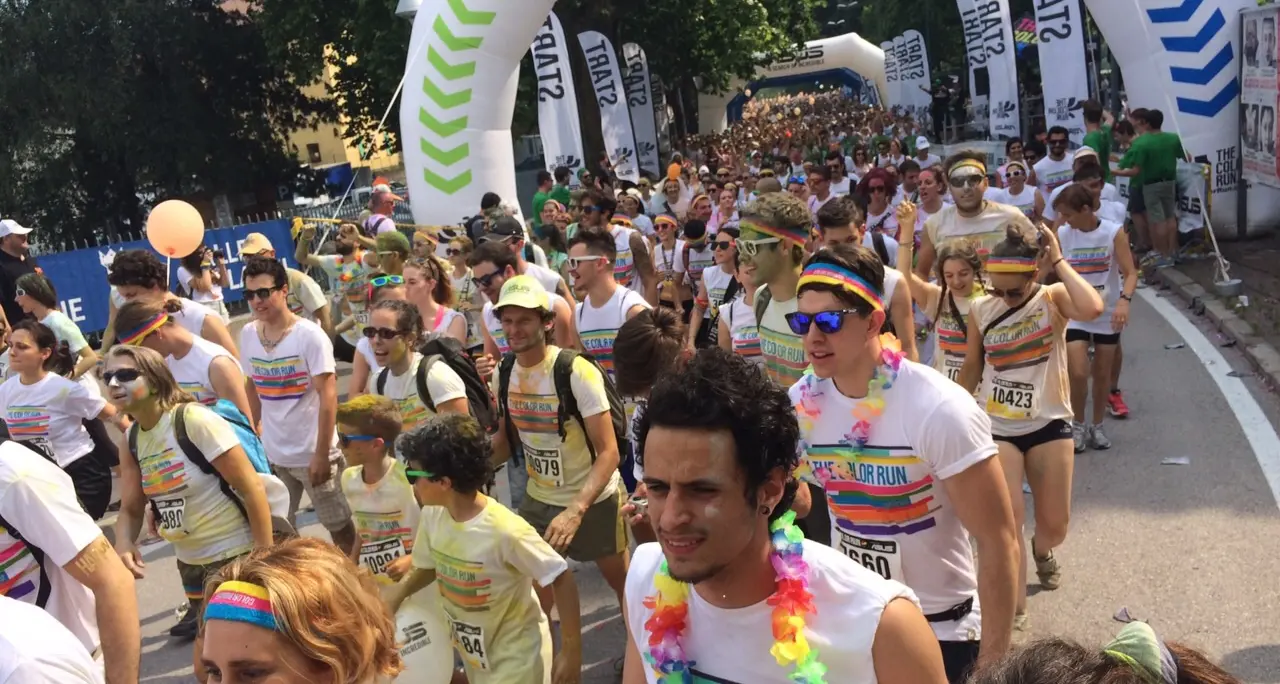Sabato scatta la Color Run Ecco gli effetti sul traffico