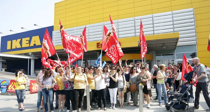 Contratto, sciopero dei lavoratori Ikea Italia