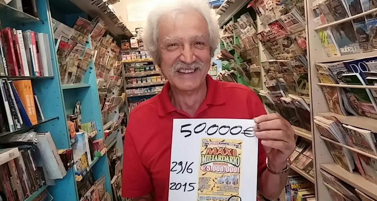 Gratta e vinci fortunato: gioca 20 euro e ne vince 50mila