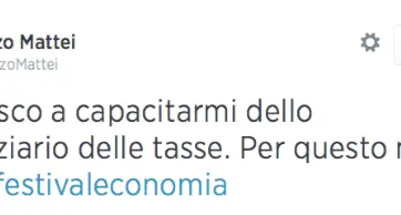«Renzo Mattei», il fake che twitta per il Festival