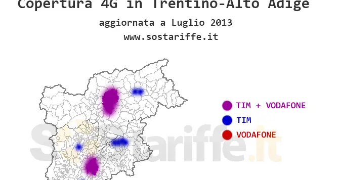 4G in regione, diffusione in crescita