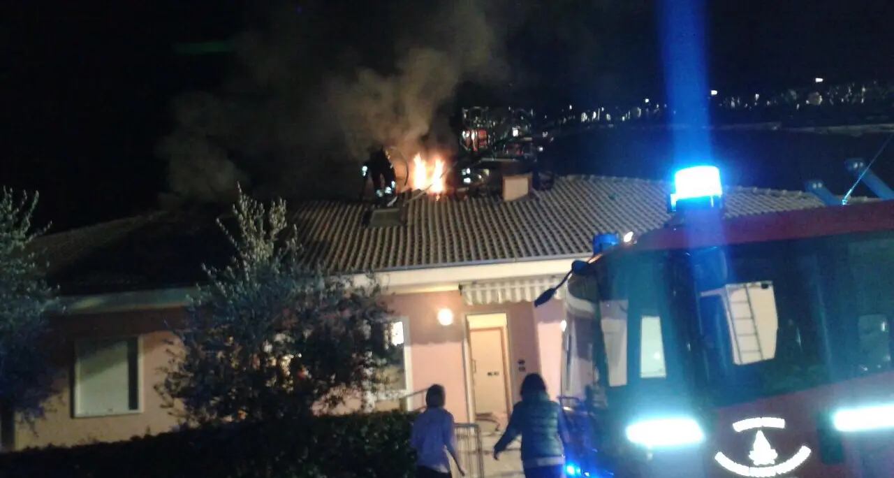 Incendio a Bolognano, danni ma nessun ferito