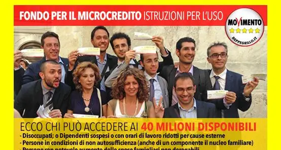 M5S, credito alle imprese con i soldi restituiti dai politici