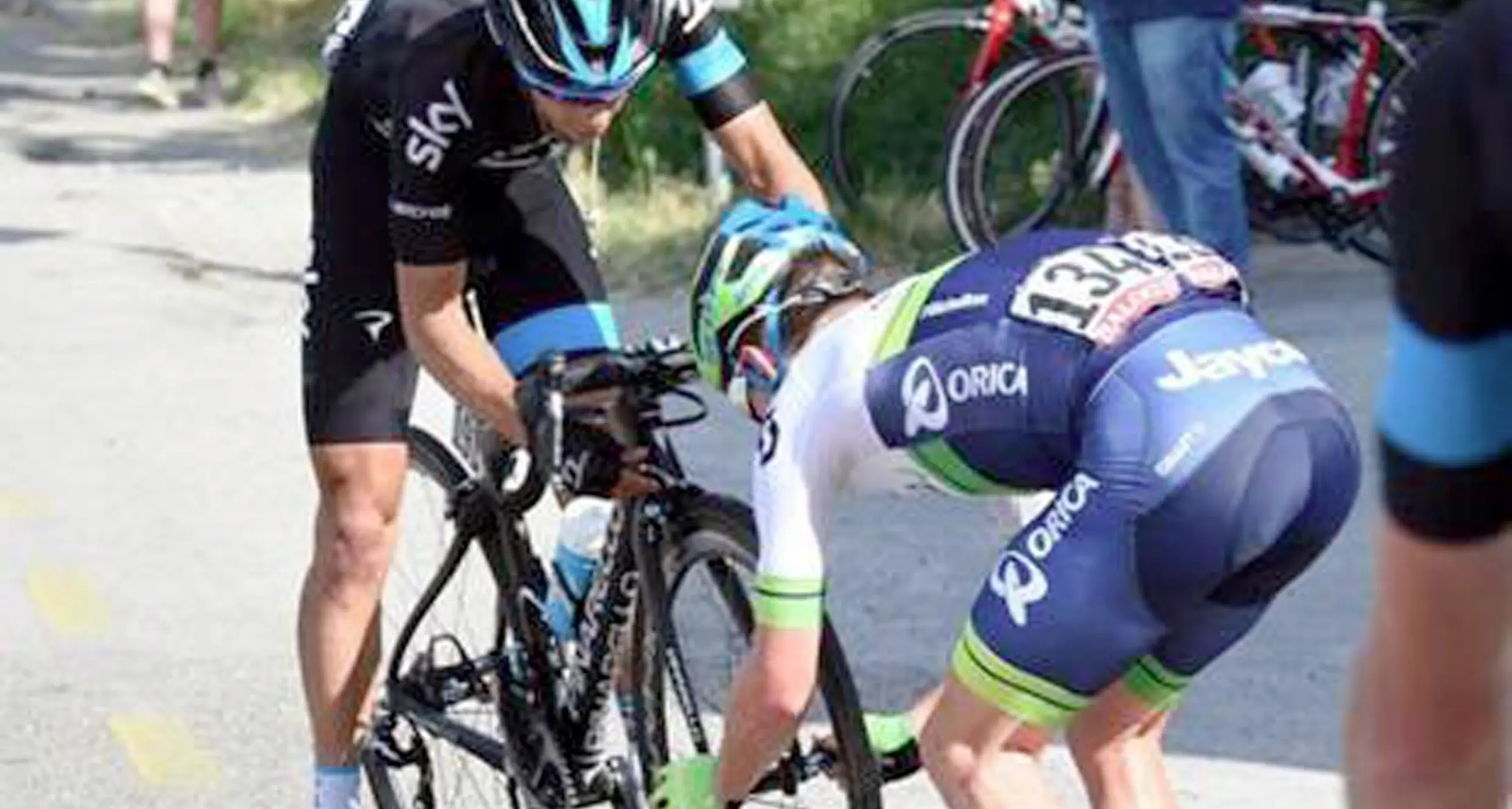 Richie Porte penalizzato di 2 minuti dalla giuria