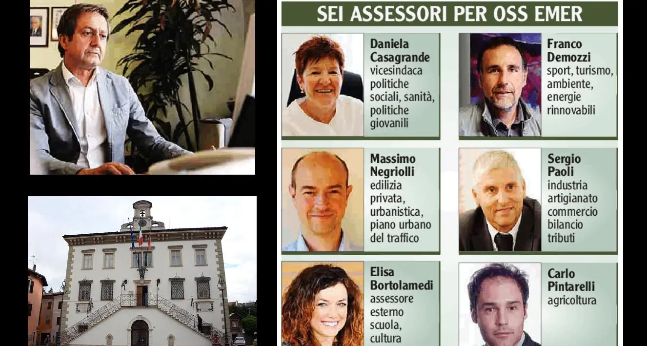 Nuova giunta, 4 conferme e due assessori esordienti