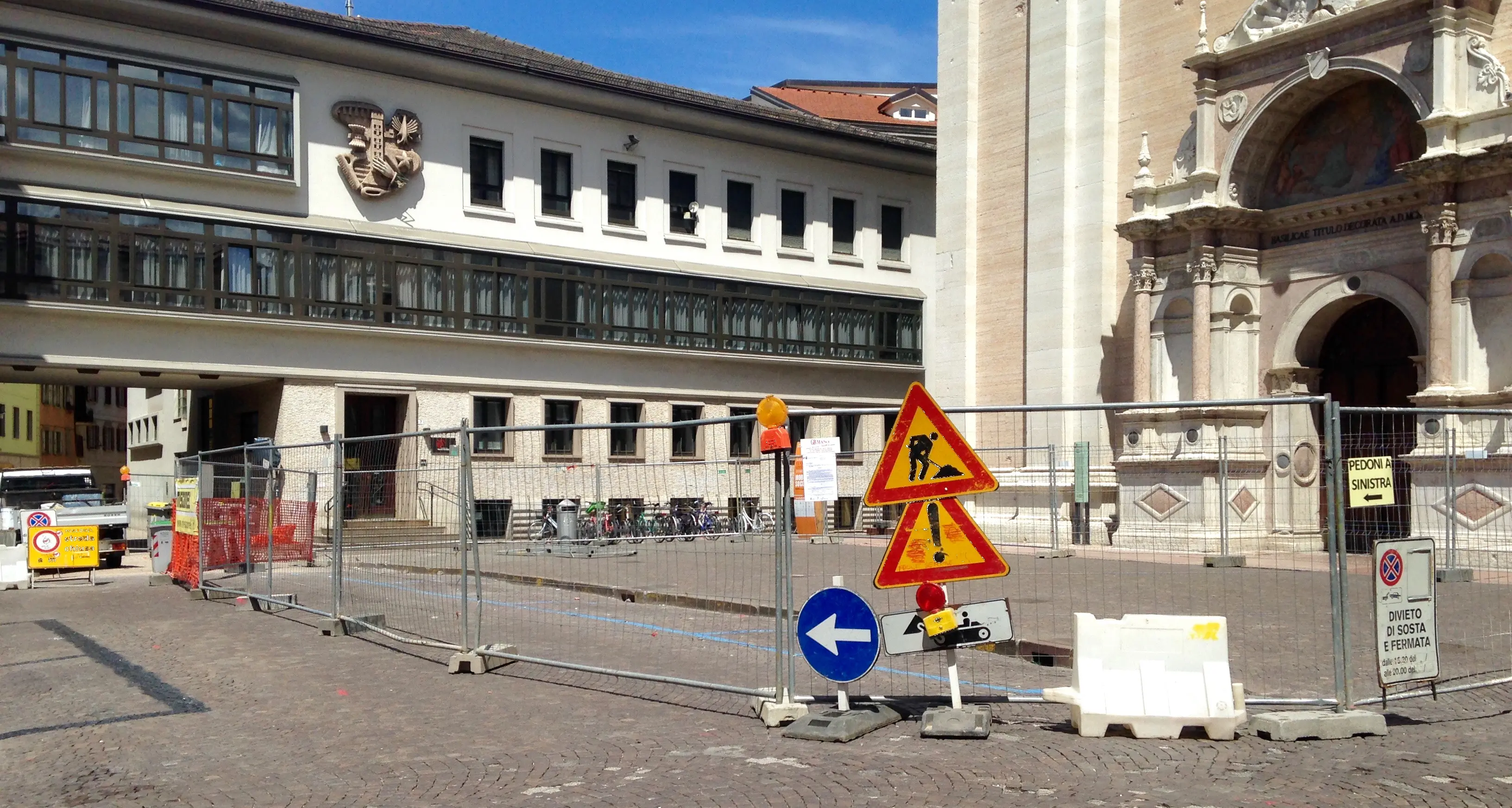 Al via il cantiere in piazza Santa Maria Maggiore