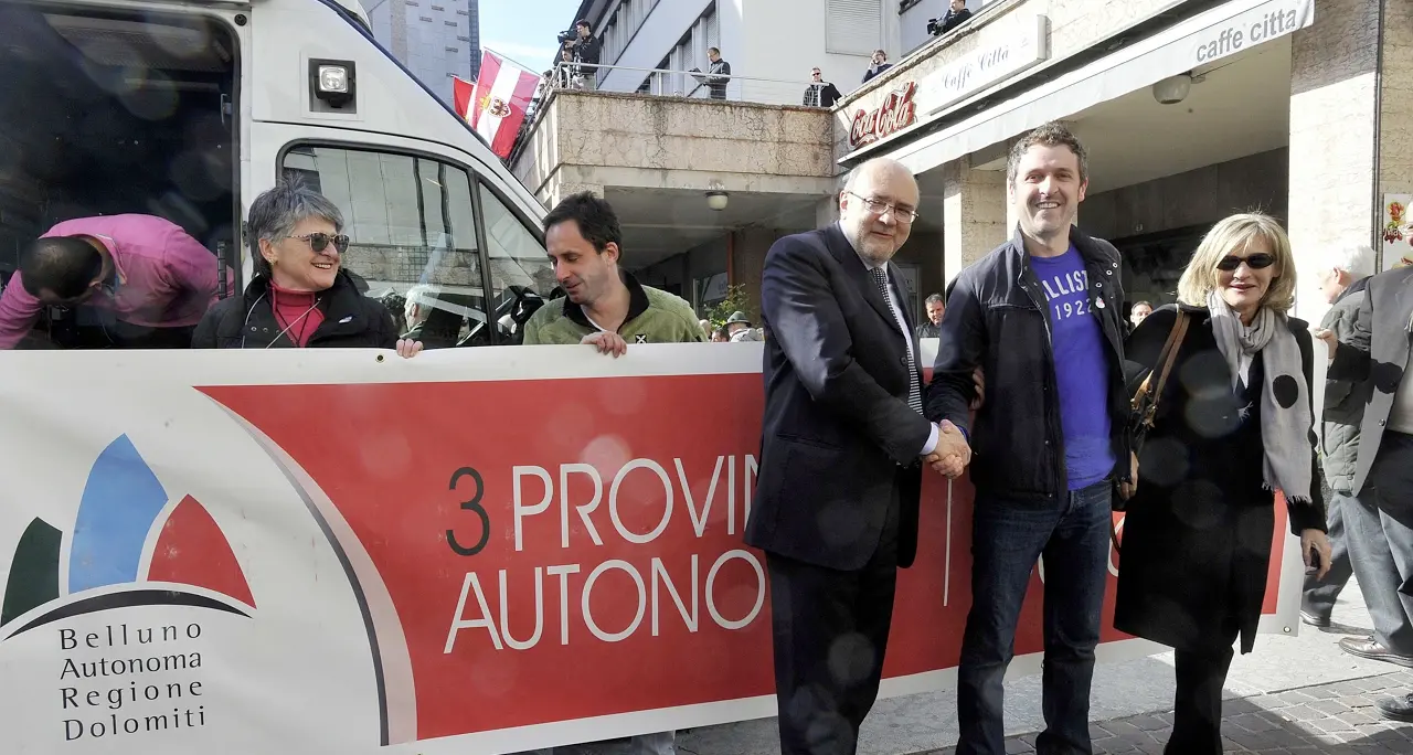 Regionali, Dellai a Belluno con gli autonomisti del Bard
