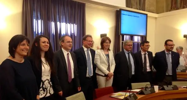 Andreatta ha ufficializzato a palazzo Thun la nuova giunta comunale