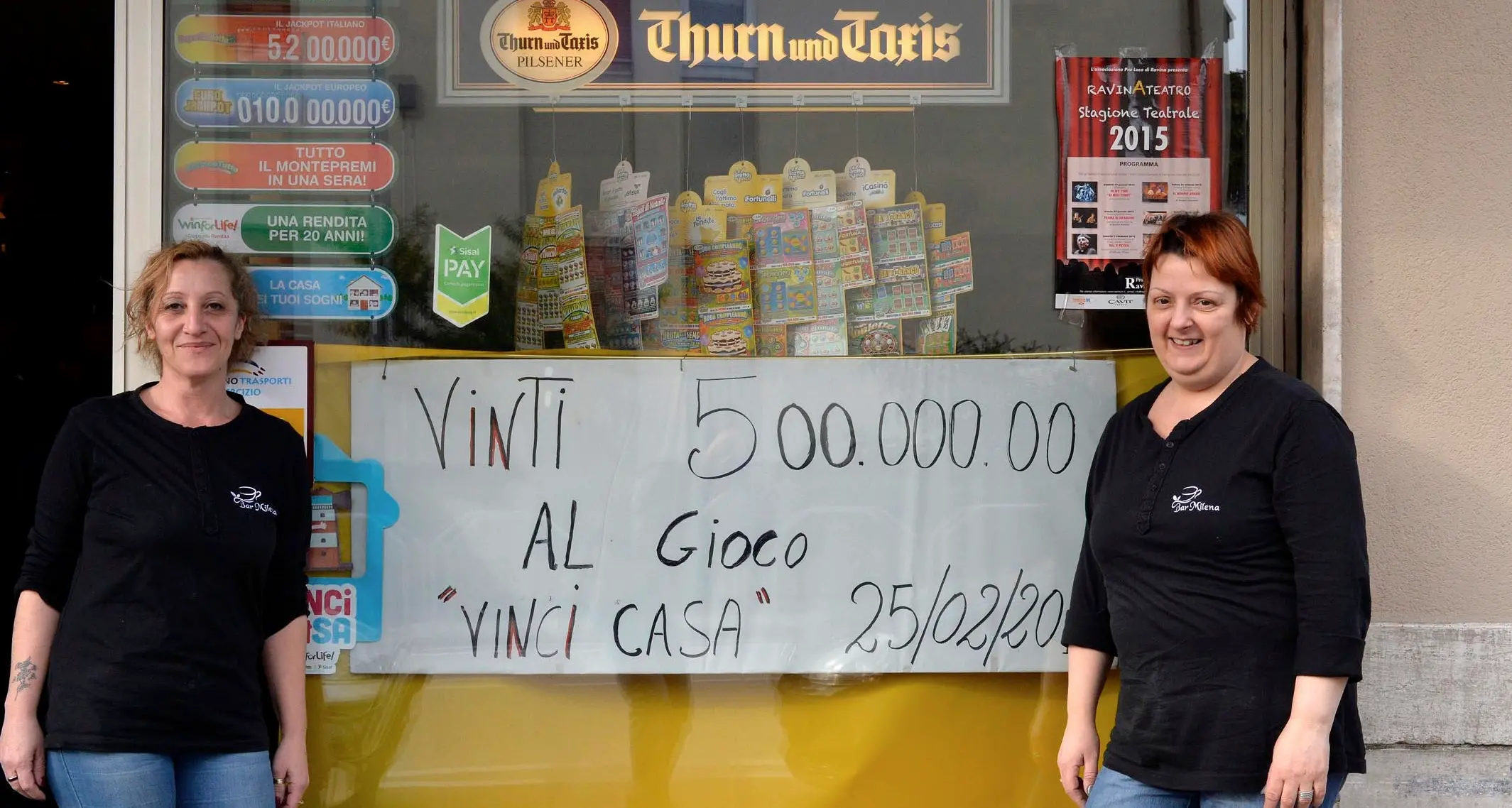 La Dea Bendata sorride a Trento