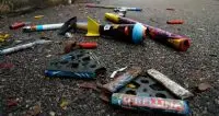 Mini sequestro di botti ad Halloween Operazione della polizia locale