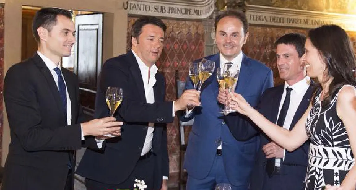 Per Renzi e Valls brindisi con Ferrari e pranzo alla locanda Margon