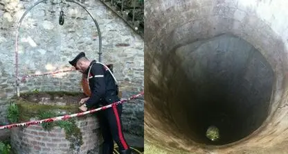 Due bimbi precipitano nel pozzo e vengono tratti in salvo