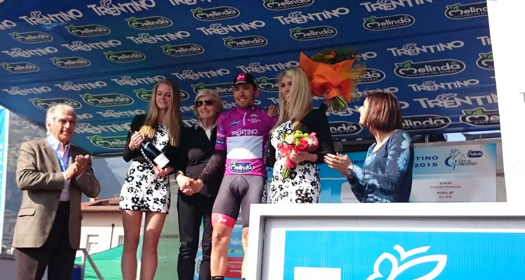 Il grestano Cesare Benedetti leader del Giro del Trentino