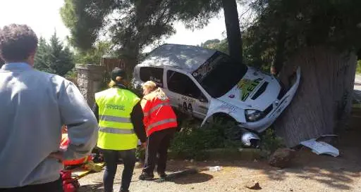 Auto Rally Elba su spettatori,due feriti