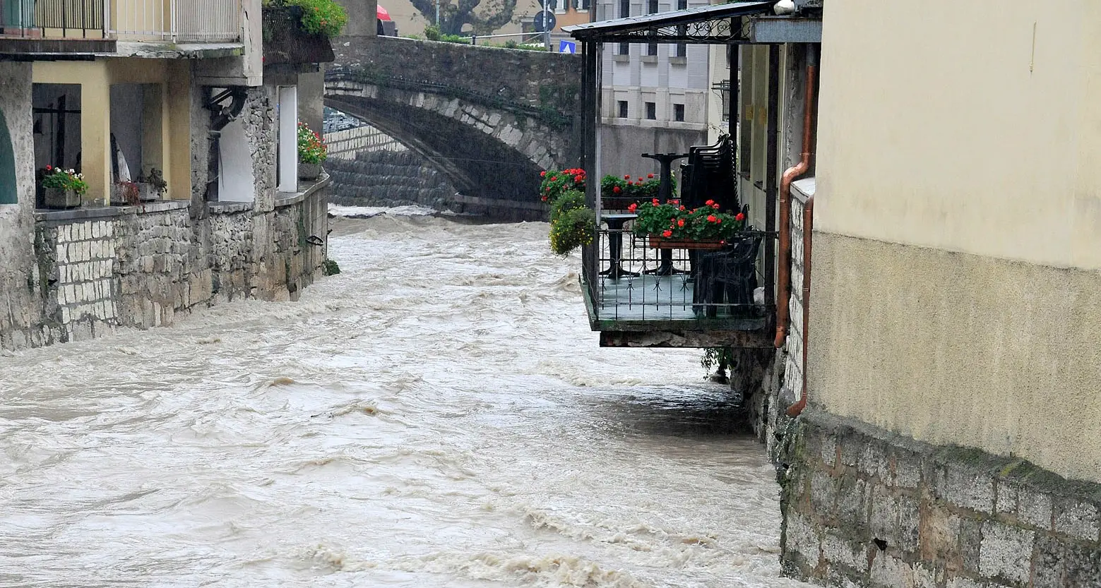 Maltempo in Trentino: preoccupa il bacino del Brenta