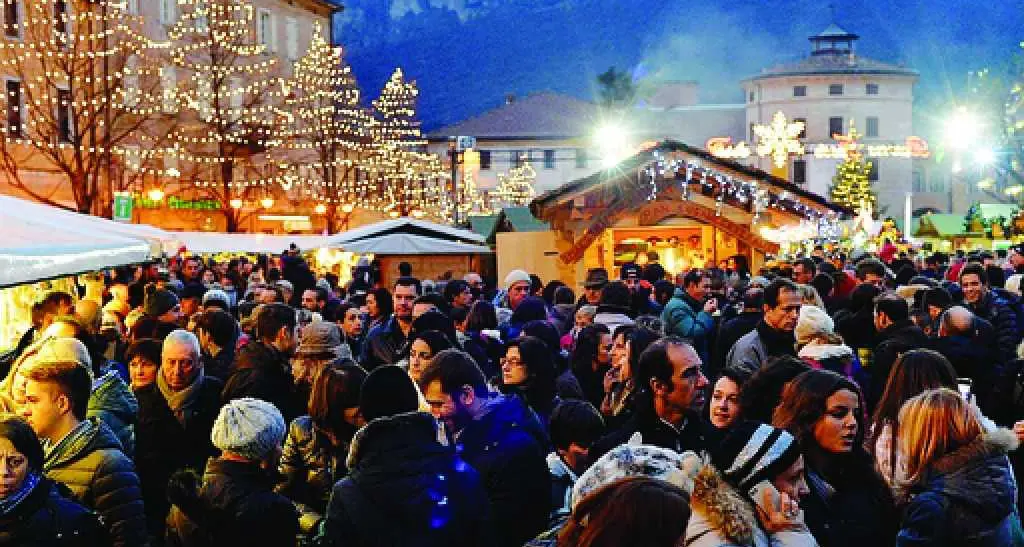 Mercatino di Natale in crescita a Trento: +20% di presenze