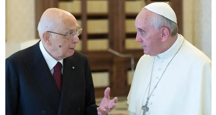 Napolitano dal Papa, visita a sorpresa