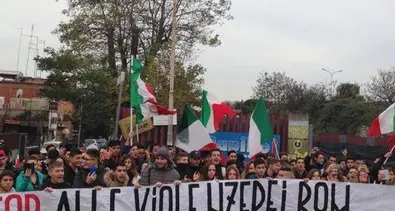 Casapound impedisce ingresso bimbi rom a scuola a Roma