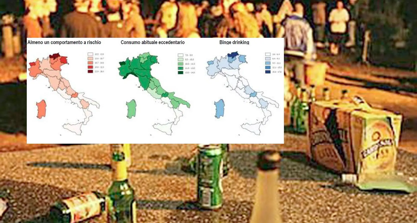 Rapporto Istat: Alto Adige e Trentino fra le zone in cui si beve troppo, allarme sbornia giovanile
