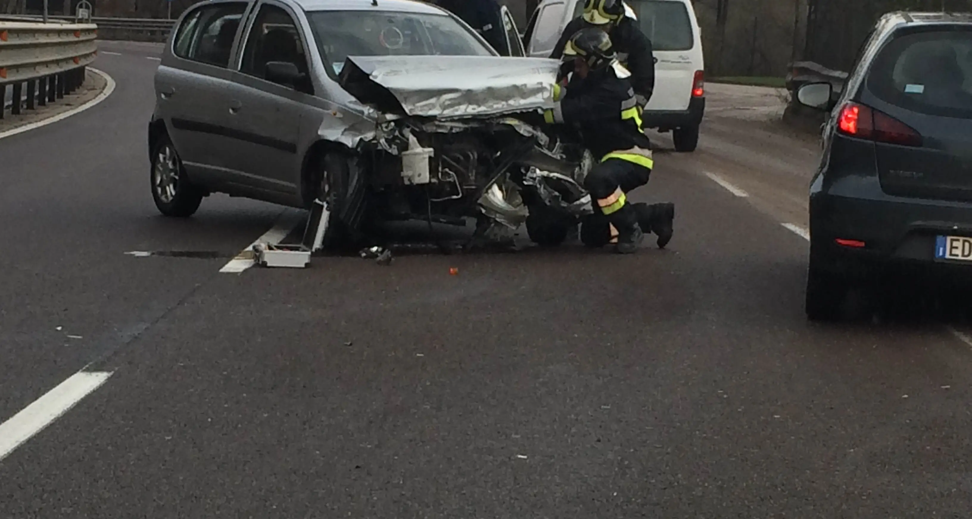 Testacoda sulla Valsugana, traffico rallentato verso Pergine