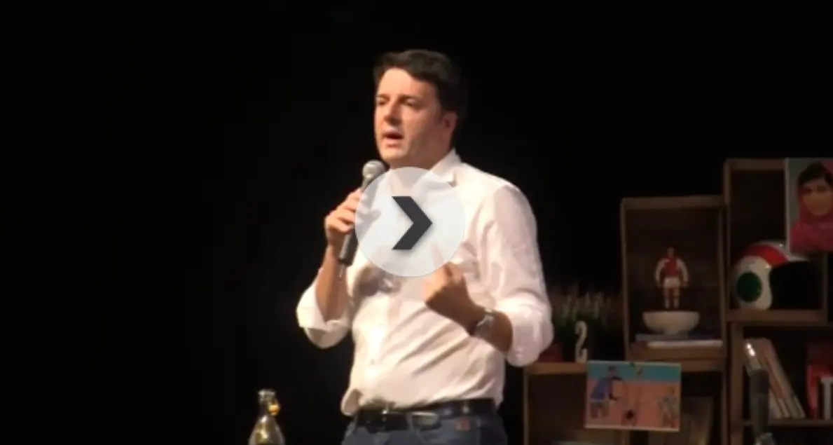 Renzi alla Leopola 5 Le battute nel «videoblob»