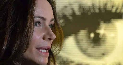 Francesca Neri nel suo Trentino per le riprese di «The habit of beauty»