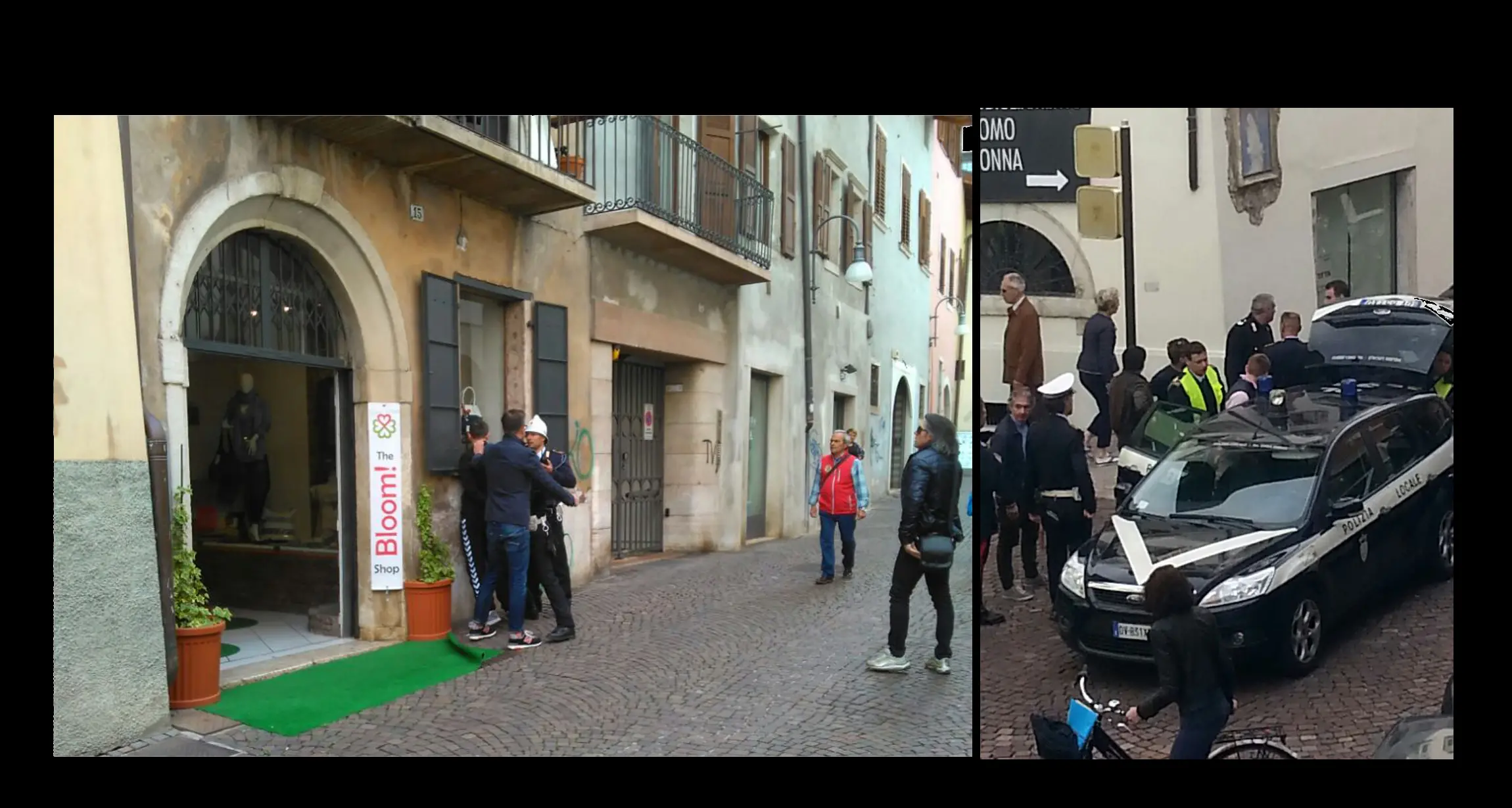 Trento, rapina a mano armata alla gioielleria Tomasi