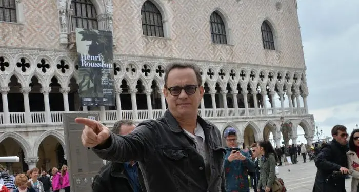 Tom Hanks a Venezia per girare l'Inferno