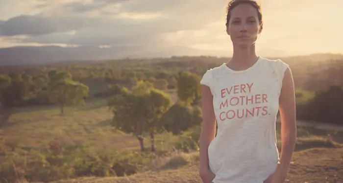 Christy Turlington testimonial Apple: è la fondatrice di Every Mother Counts