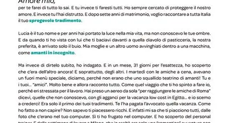 Compra pagina del Corriere dopo i tradimenti subiti