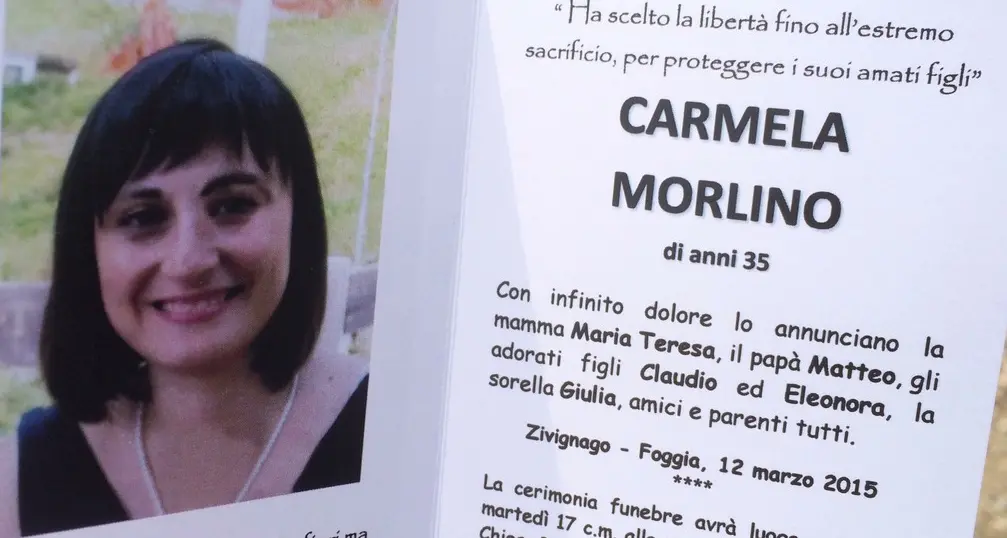 Un anno fa a Pergine l'omicidio di Carmela Morlino
