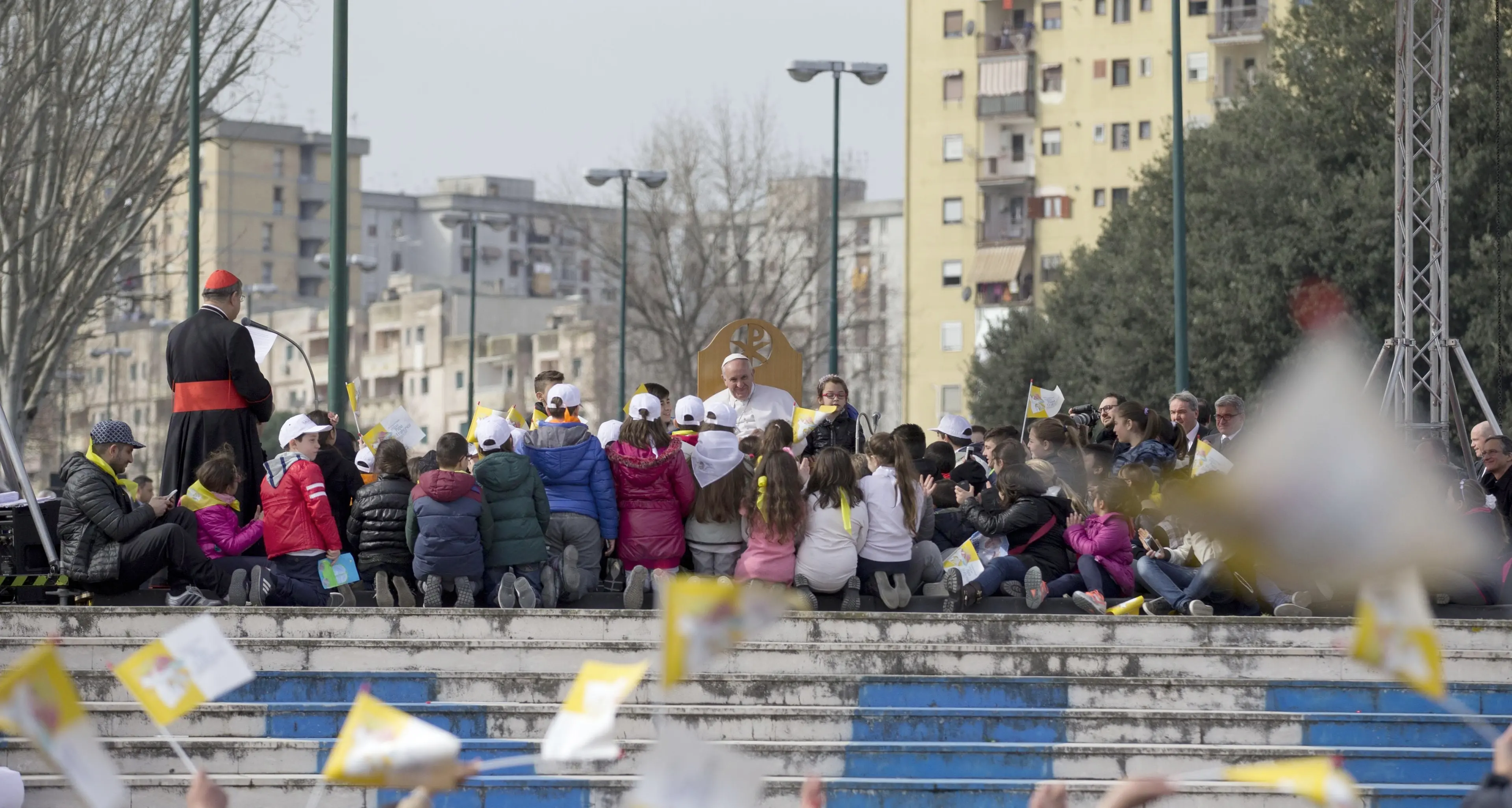 Il Papa «Uomo di pace» 2015 premiato dagli studenti trentini