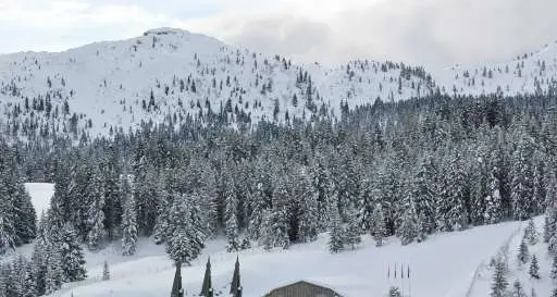 Passo Coe preda del gelo. Temperatura record: meno 28