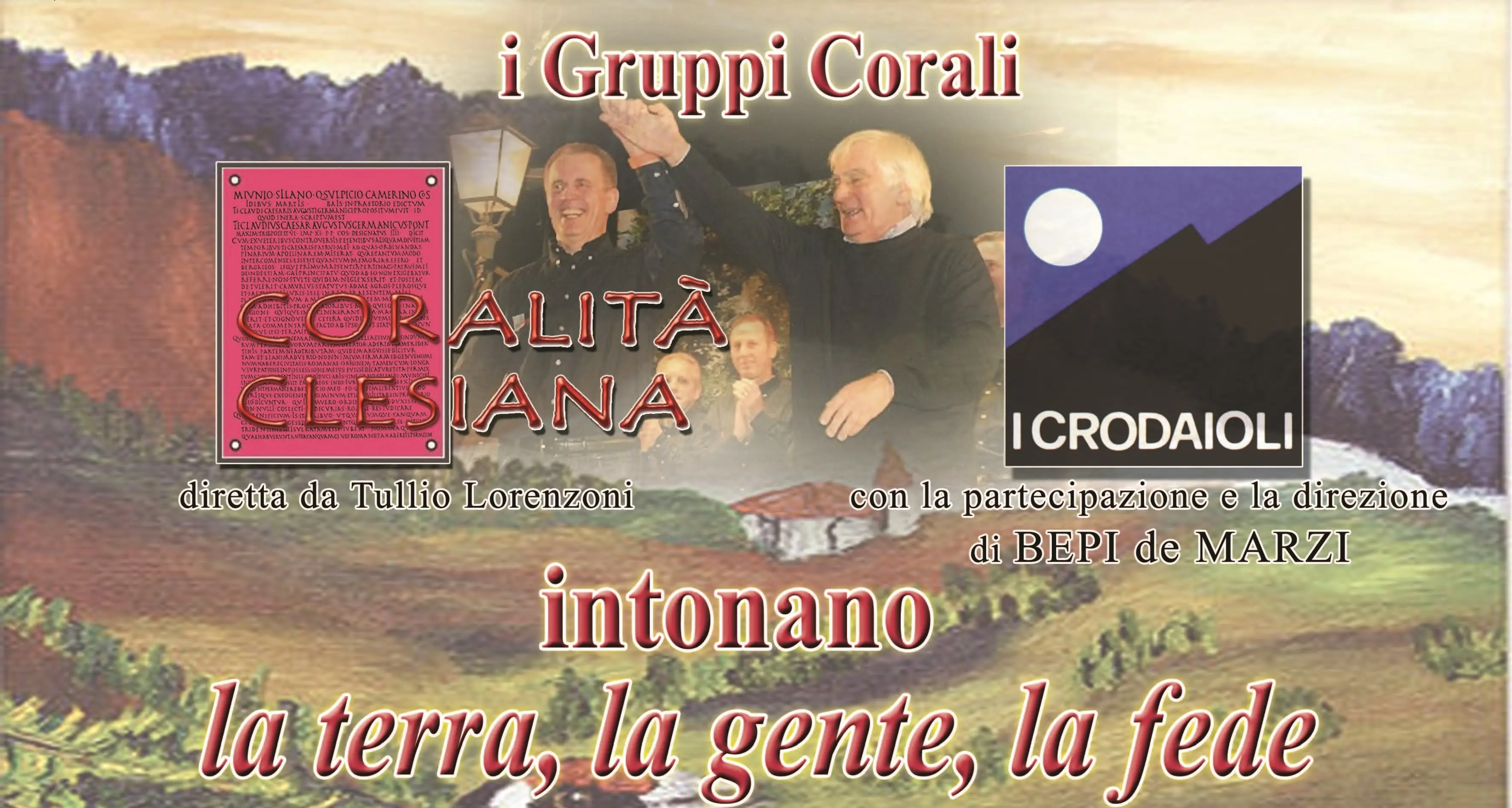I «Crodaioli» di Bepi de Marzi in concerto a Cles