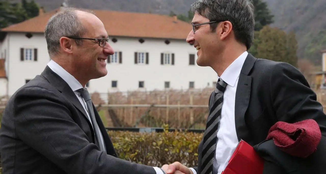 Rossi e Kompatscher da Delrio: incontro positivo