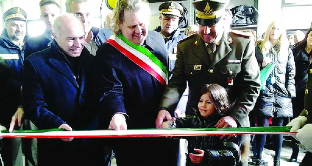 Nave S. Rocco, nuova caserma dei pompieri: Panizza taglia il nastro