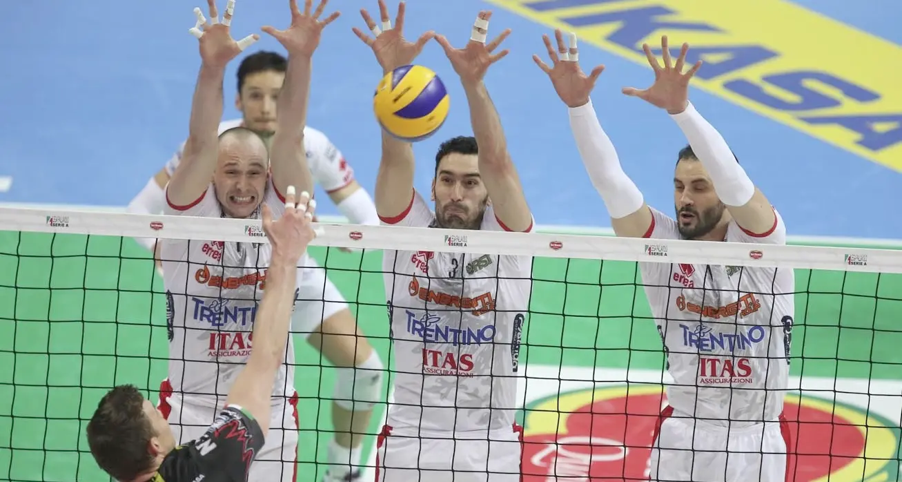 Trento e Perugia in campo nella semifinale di Coppa Italia