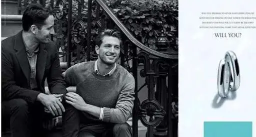 Tiffany rompe il tabù e sceglie una coppia gay per lo spot pubblicitario