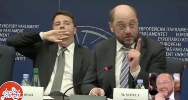 Renzi al Parlamento Europeo: ritardi e selfie