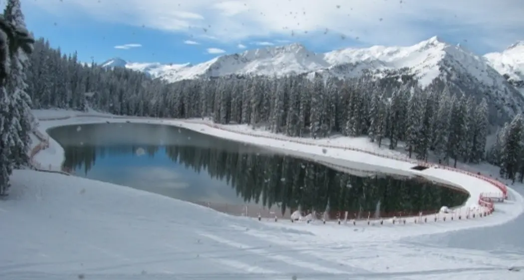 Campiglio, pronto il mega-bacino di Montagnoli per la neve artificiale