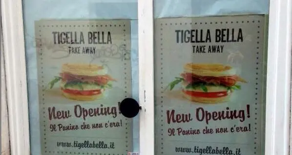 Take away di tigella e gnocco fritto in via degli Orbi