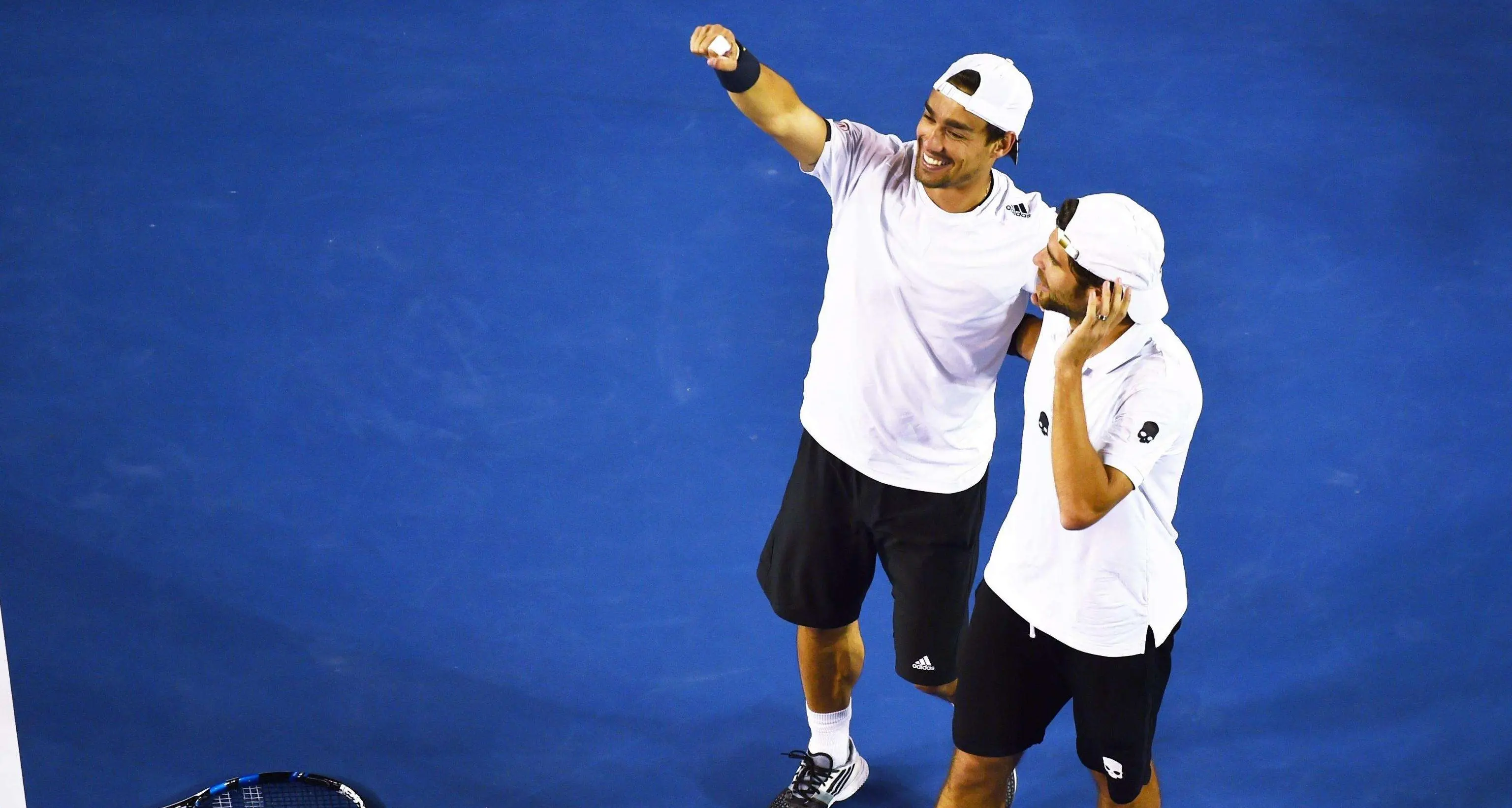 Australia, Bolelli e Fognini vincono il doppio: nella storia