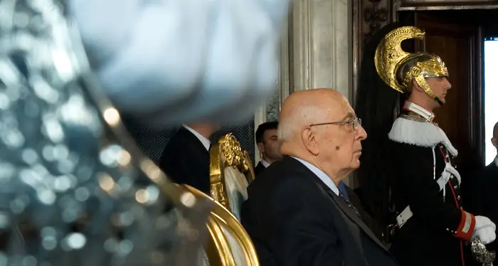 Il giorno delle dimissioni del presidente Napolitano