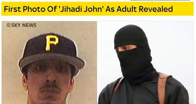 Sulla britannica Sky News la prima foto di John, il boia dell'Isis