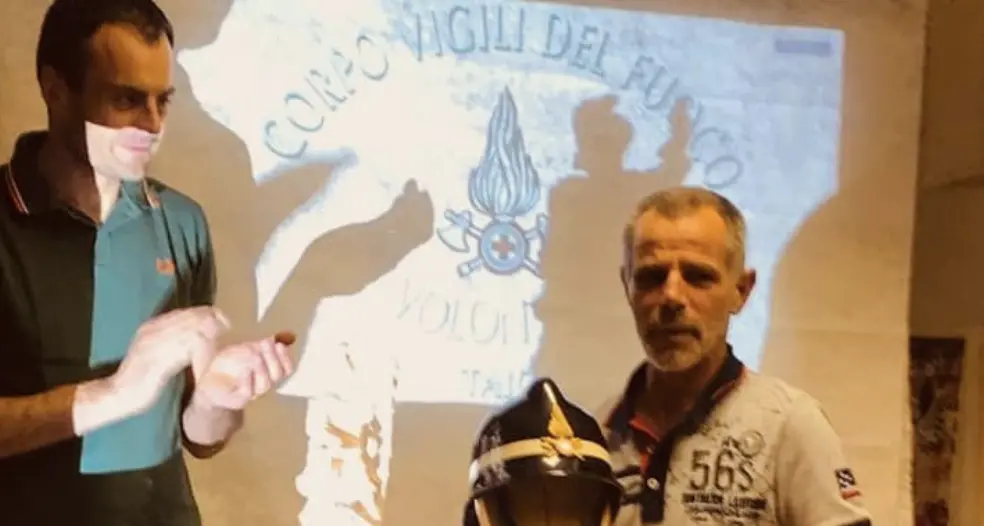 Vigili del Fuoco di Taio Renzo Malfatti, ex comandante lascia il servizio attivo