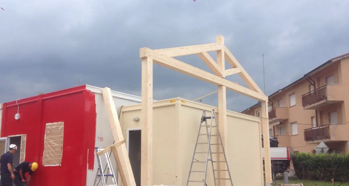 Amatrice, missione compiuta Quasi pronta la scuola «trentina»