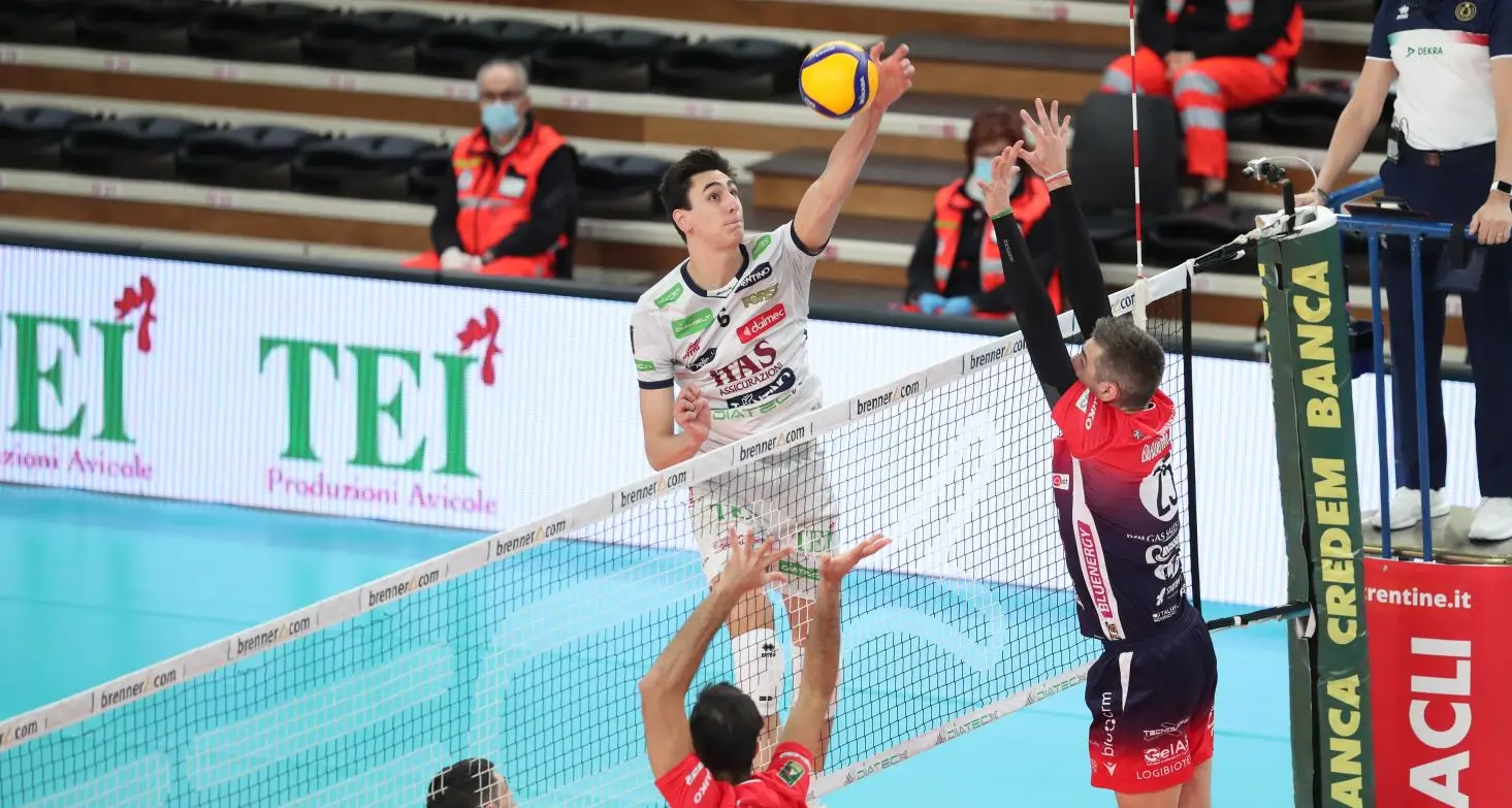 L'Itas Trentino Volley vola: battuta Piacenza, è il settimo successo di fila